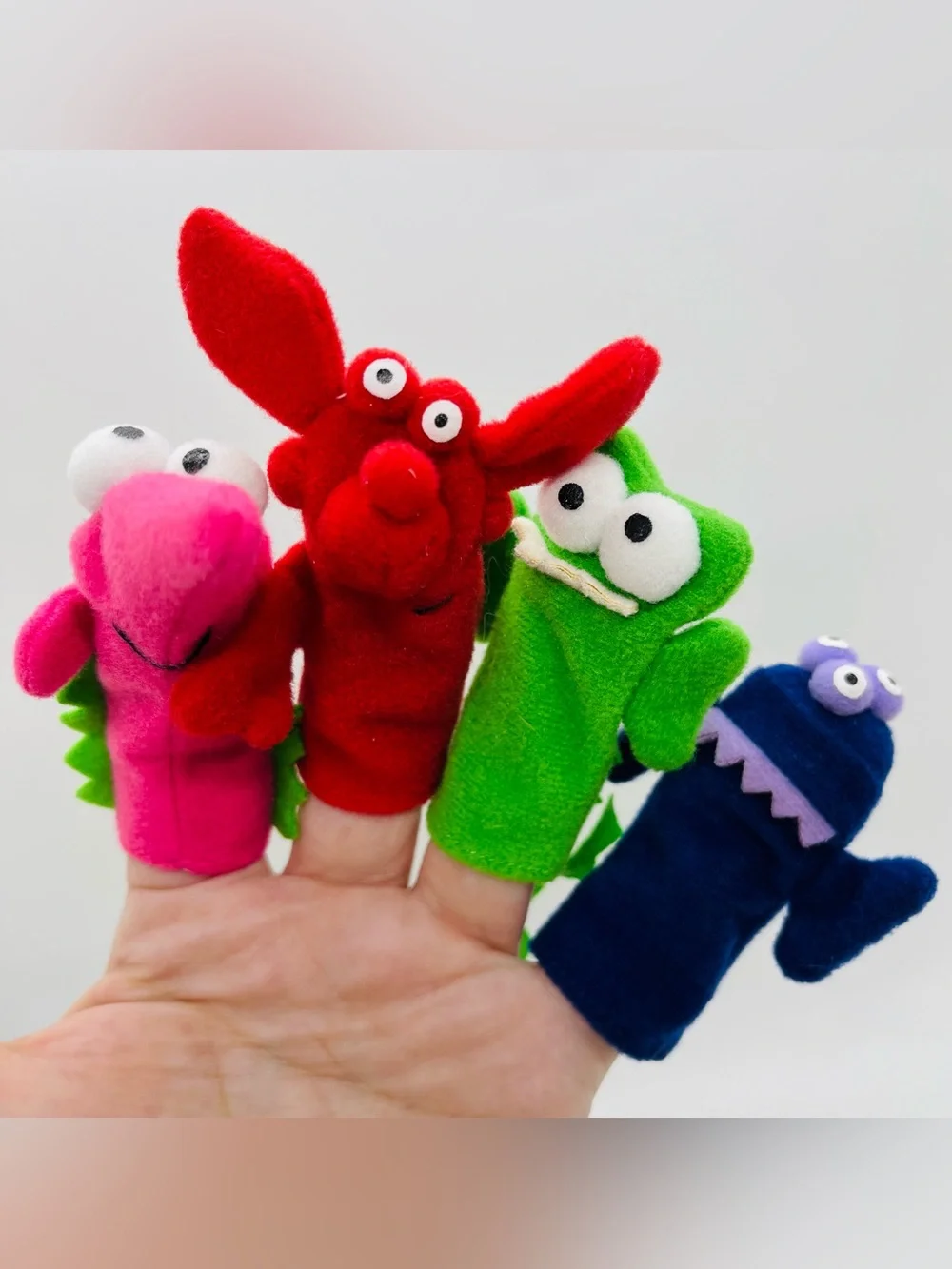 Plush Finger Puppets Lot of 33 Folkmanis Carters Manhattan Toy IKEA